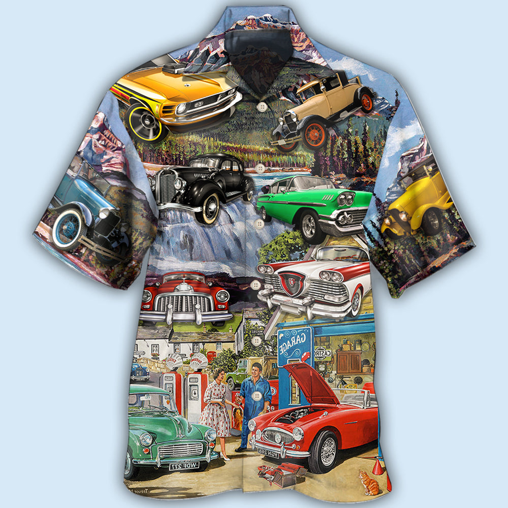 Car Classic Car Life Style - Hawaiian Shirt - Reefox
