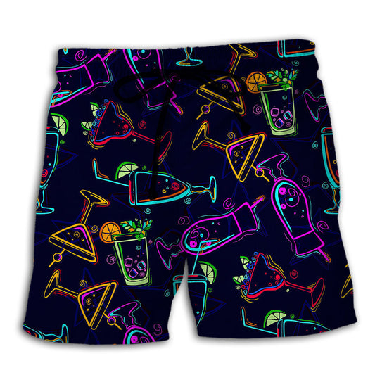 Beach Short / Adults / S Cocktail Just Bring Me A Cocktail - Beach Short Reefox - Owls Matrix LTD