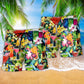 Cocktail And Flowers Beautiful - Beach Short Reefox - Owls Matrix LTD