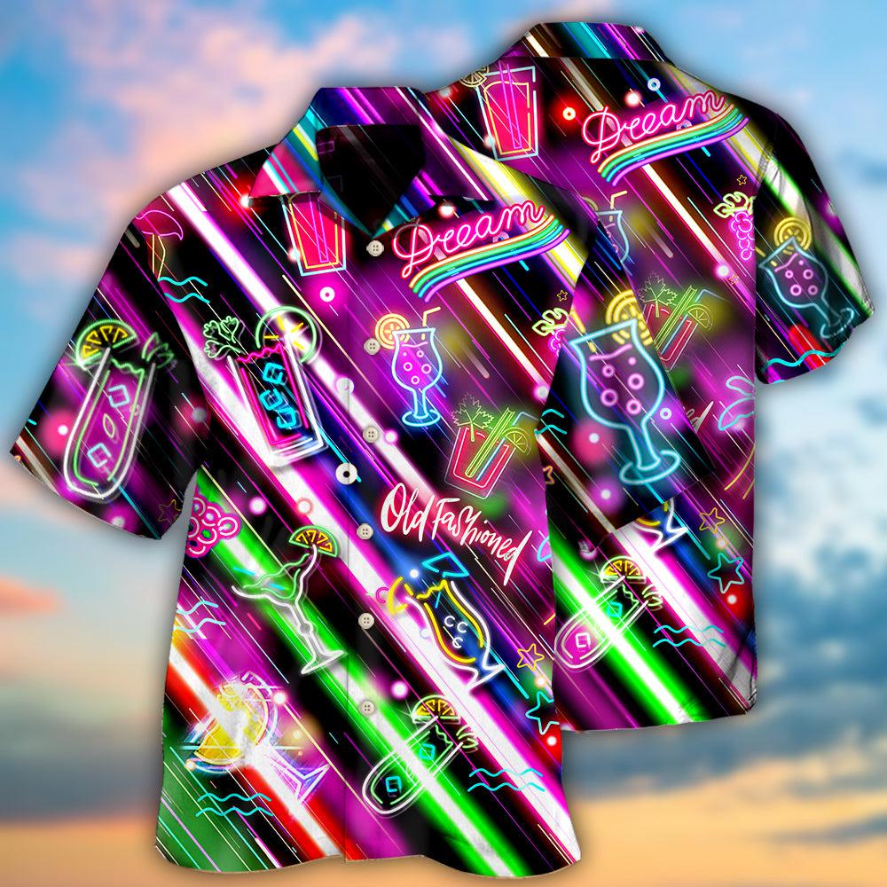 Cocktail Old Fashioned Happy Hour Stunning Style - Hawaiian Shirt - Reefox