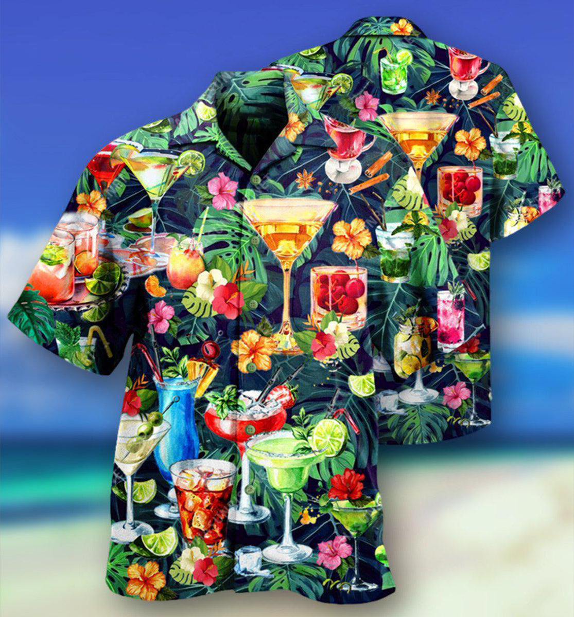 Cocktail ls I Left My Heart In Hawaii - Hawaiian Shirt - Reefox