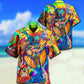 Rabbit Colorful - Hawaiian Shirt - Reefox