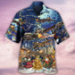 Combat Aircraft Merry Christmas Night - Hawaiian Shirt - Reefox