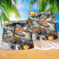 Combat Aircrafts War Life - Beach Short Reefox - Owls Matrix LTD