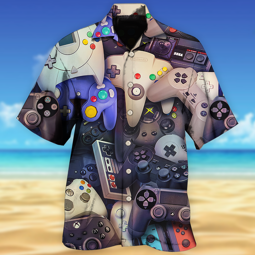 Game Controllers Choose Your Weapon Gamer - Hawaiian Shirt - Reefox