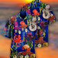 Octopus Could An Octopus Ride A Bicycle - Hawaiian Shirt - Reefox