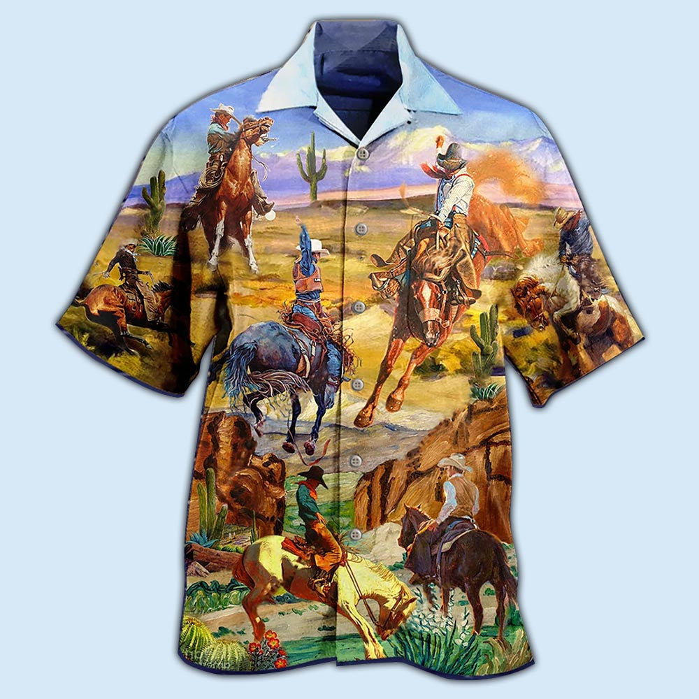 Cowboy Desert Love Life Cool - Hawaiian Shirt - Reefox