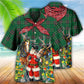 Cowboy Santa Christmas Green - Hawaiian Shirt - Reefox