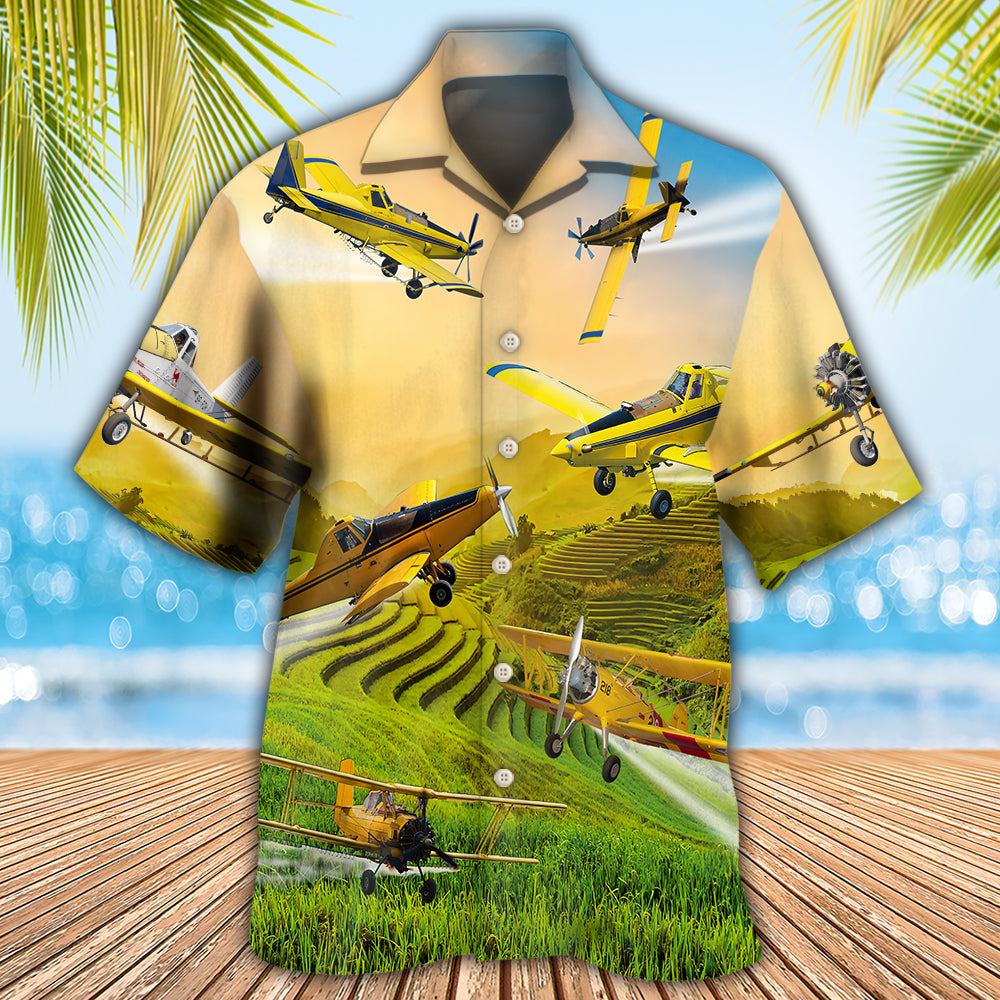 Crop Duster In Life - Hawaiian Shirt - Reefox