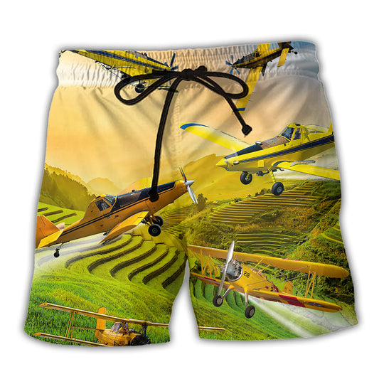 Beach Short / Adults / S Duster Crop Duster In Life - Beach Short Reefox - Owls Matrix LTD
