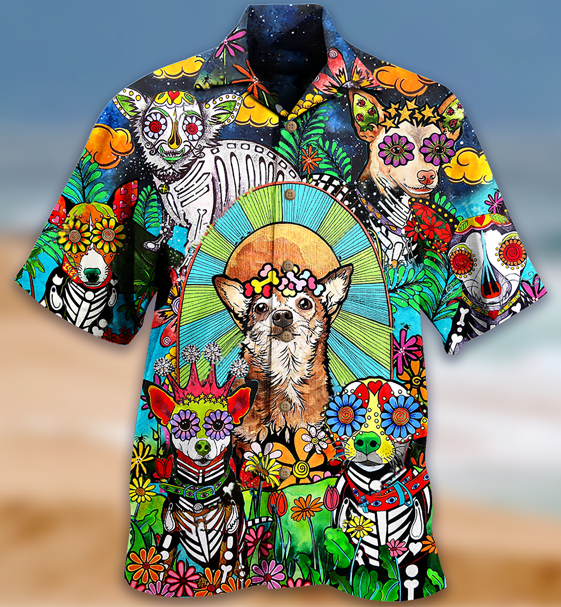 Chihuahua Dog All You Need Is Love And A Chihuahua - Hawaiian Shirt - Reefox
