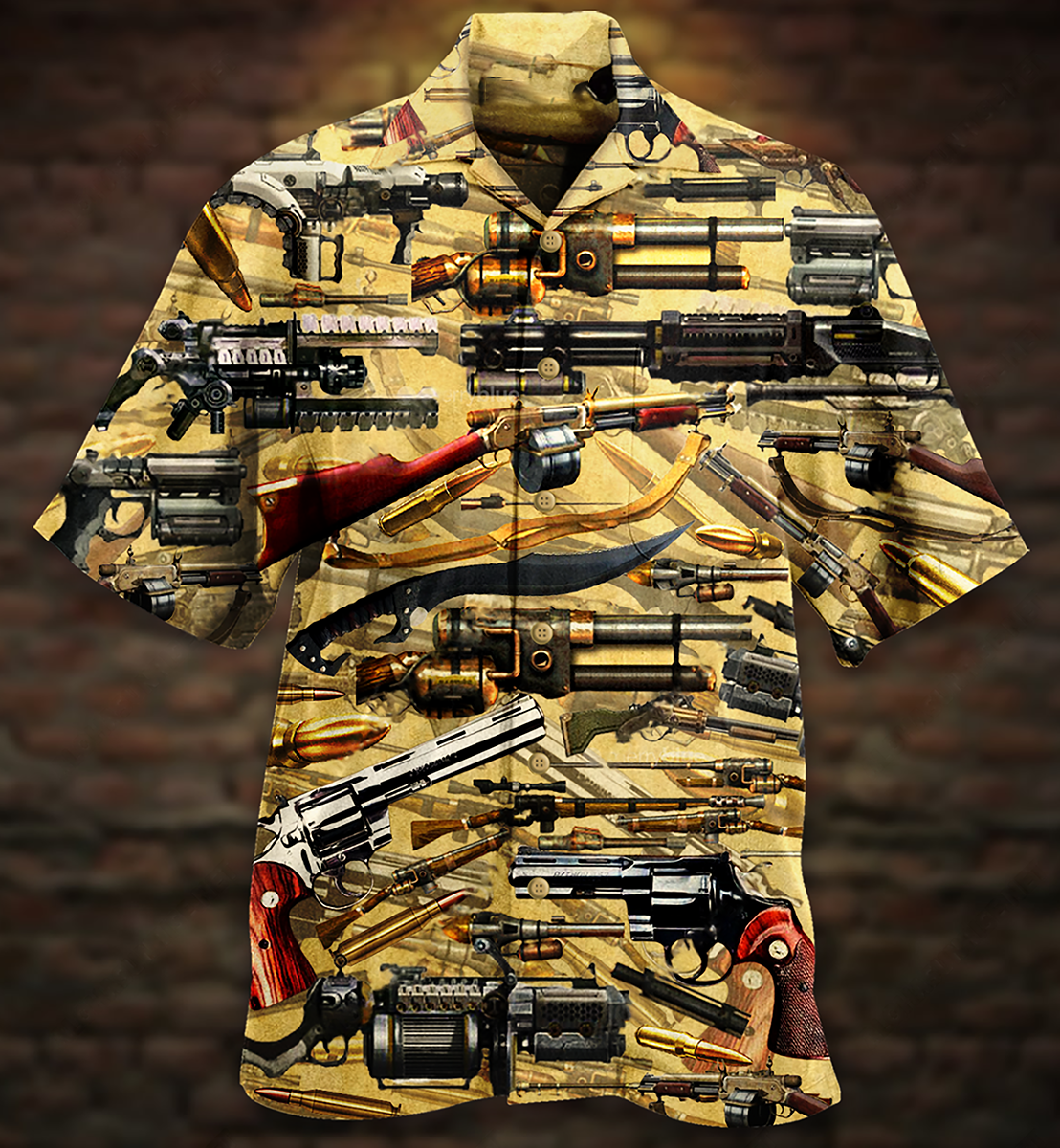 Gun It's About How To How To Hold It Coolest - Hawaiian Shirt - Reefox
