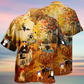 Cat Happy Fall Y'All Cat - Hawaiian Shirt - Reefox