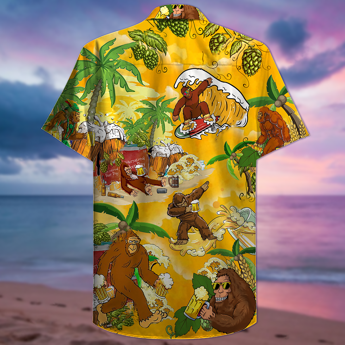 Bigfoot Summer Beer - Hawaiian Shirt - Reefox