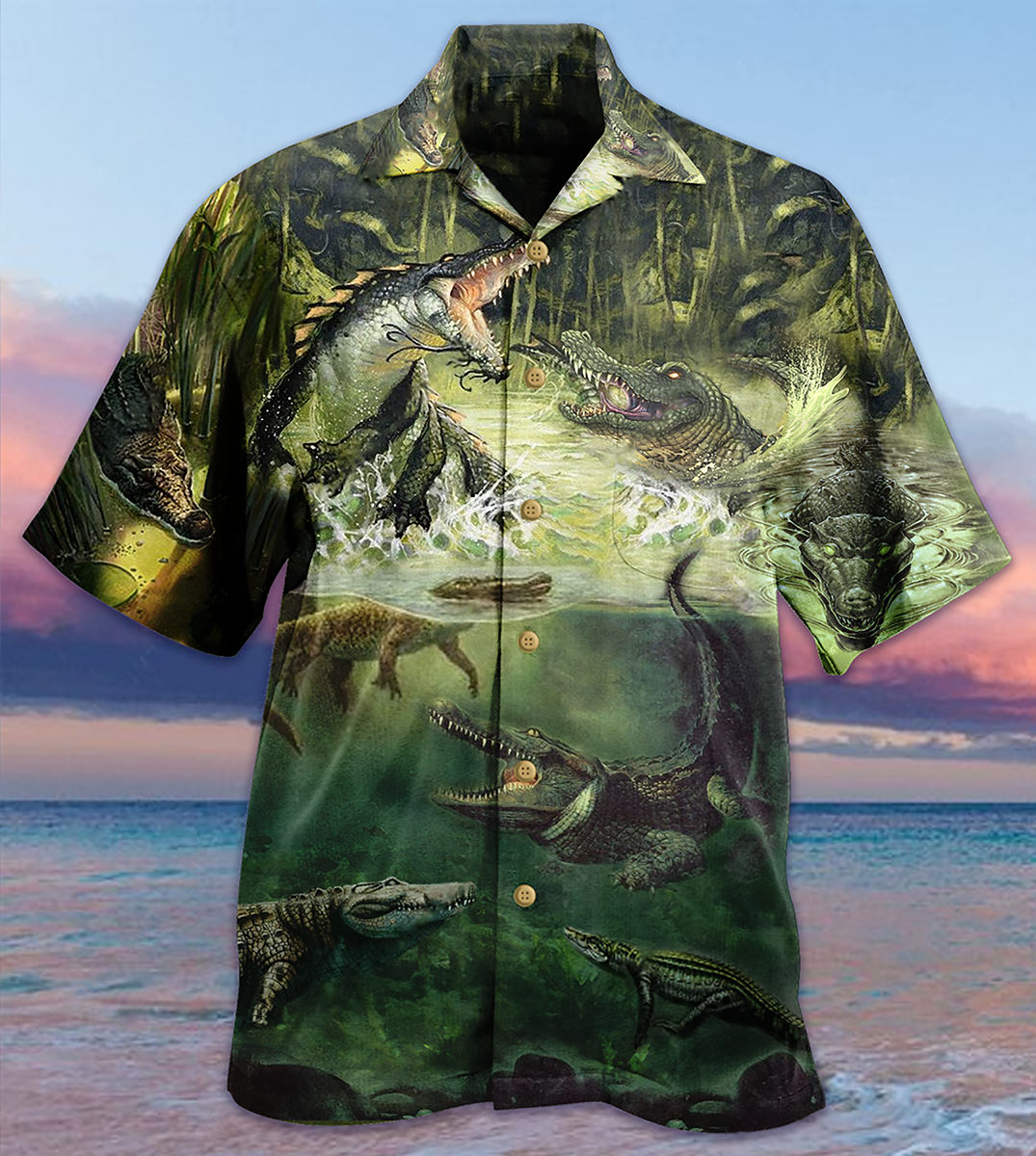 Crocodile Amazing Alligator - Hawaiian Shirt - Reefox