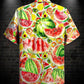 Fruit Summer Time Watermelon - Hawaiian Shirt - Reefox