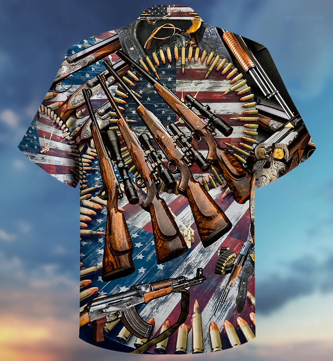 Gun Make No Mistake About It, It's American Control - Hawaiian Shirt - Reefox