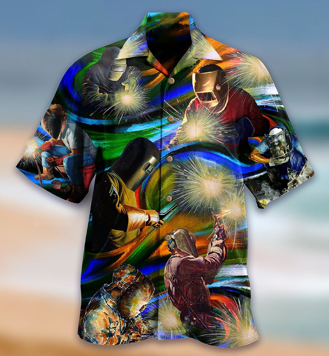 Welder Yes I Know I Am On Fire, Let Me Finish This Weld - Hawaiian Shirt - Reefox