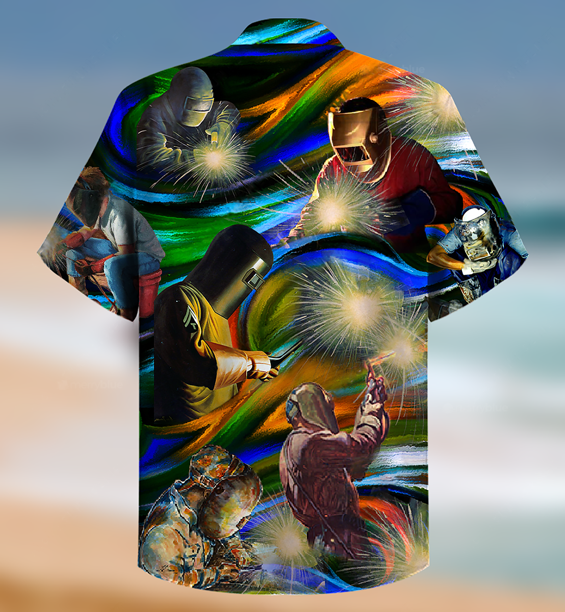 Welder Yes I Know I Am On Fire, Let Me Finish This Weld - Hawaiian Shirt - Reefox