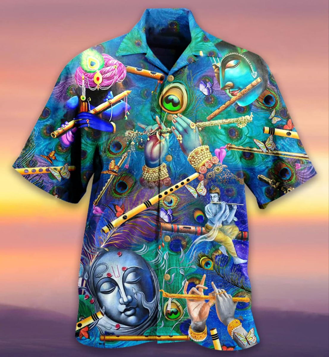 Flute Music Where Words Fail Speaks - Hawaiian Shirt - Reefox