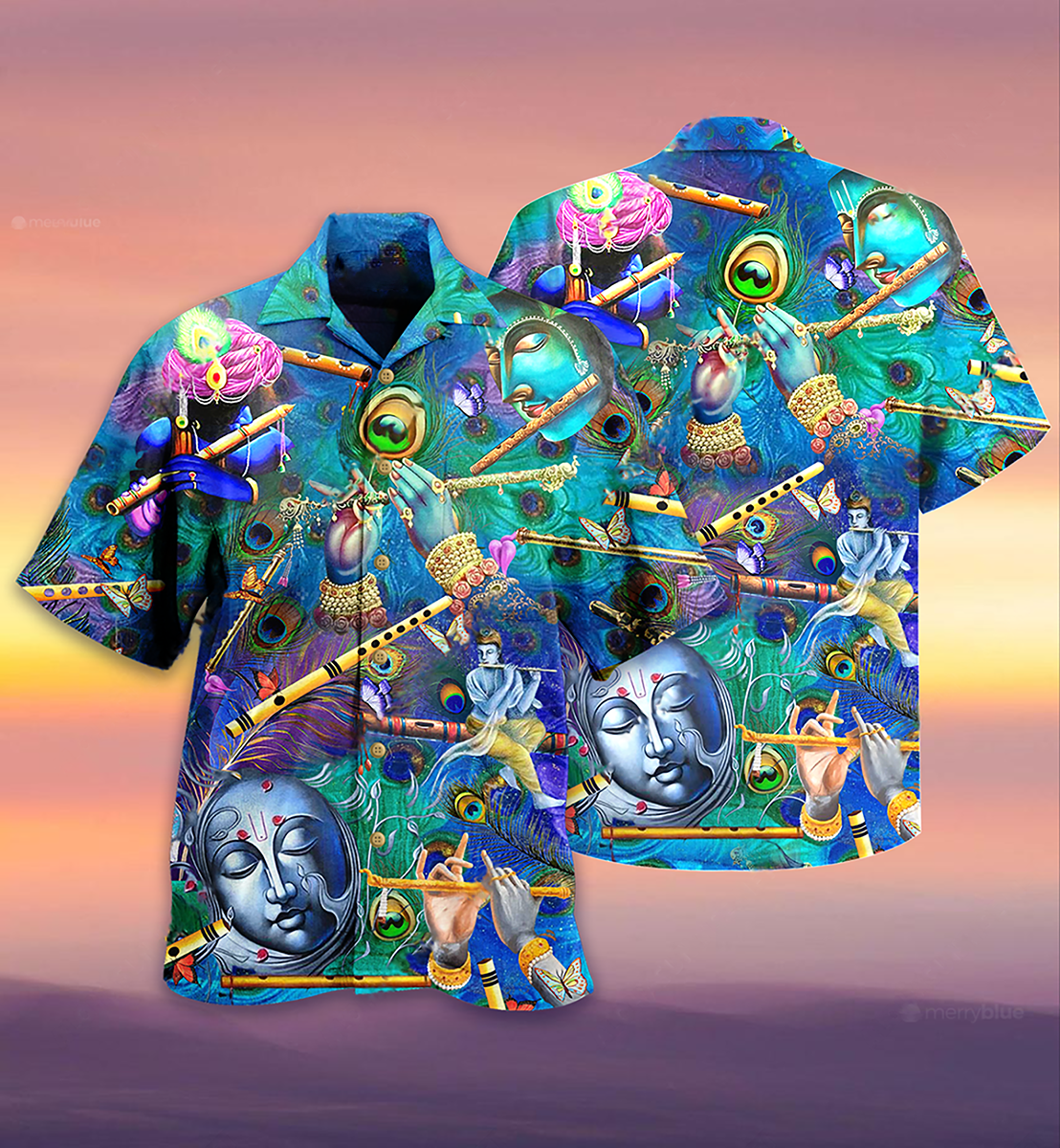 Flute Music Where Words Fail Speaks - Hawaiian Shirt - Reefox