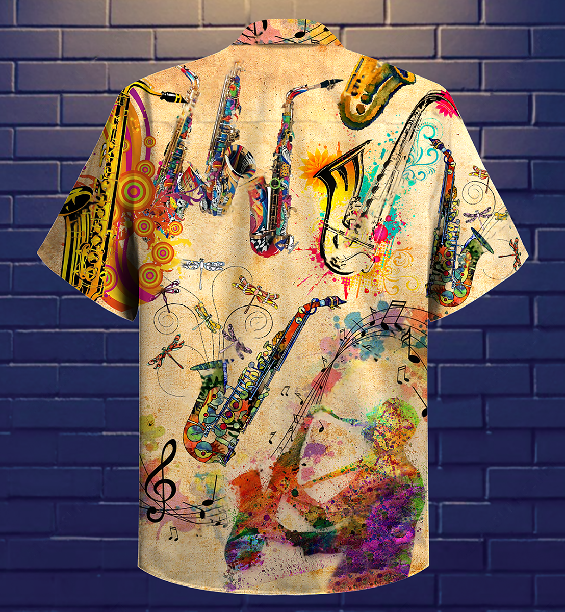 Saxophone Is My Beautiful Life - Hawaiian Shirt - Reefox