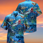 Shark What If Megalodon Was Alive - Hawaiian Shirt - Reefox