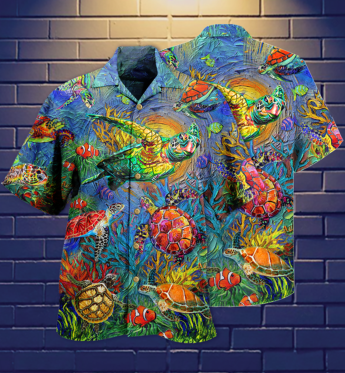 Turtle Have A Turtley Awesome Day - Hawaiian Shirt - Reefox