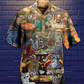 Cat Play Card Games - Hawaiian Shirt - Reefox