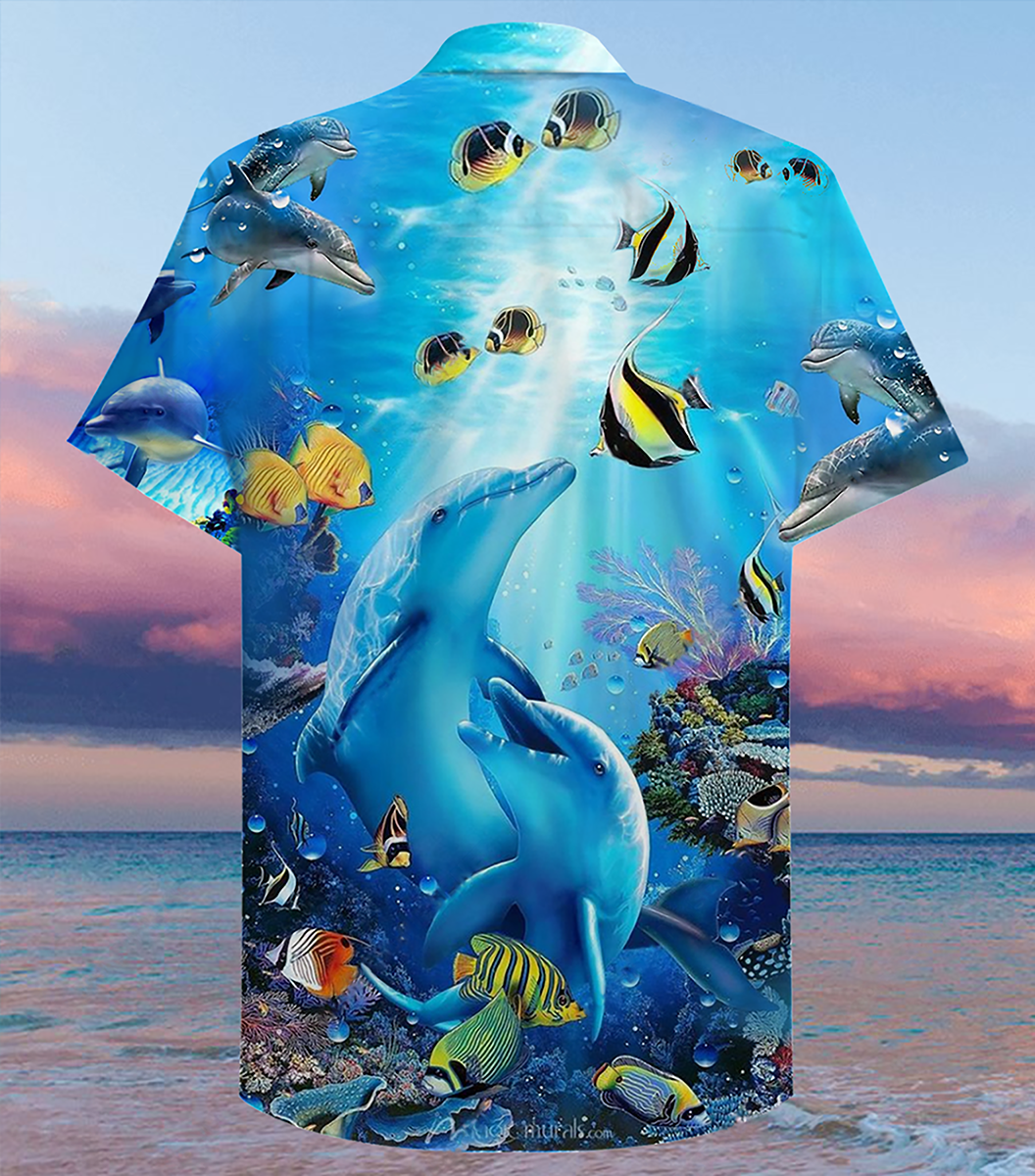 Dolphin Amazing Sea - Hawaiian Shirt - Reefox