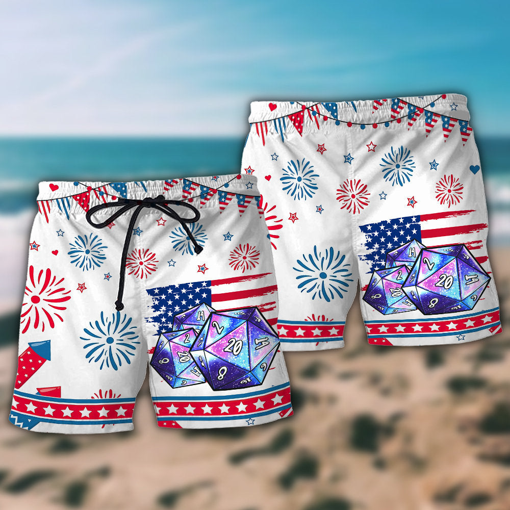 D20 Independence Day Basic - Beach Short Reefox - Owls Matrix LTD