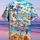 Chicken On The Beach Love Summer - Hawaiian Shirt - Reefox