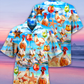 Chicken On The Beach Love Summer - Hawaiian Shirt - Reefox
