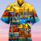 Oil Sunset At The Oil Field - Hawaiian Shirt - Reefox