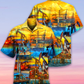 Oil Sunset At The Oil Field - Hawaiian Shirt - Reefox