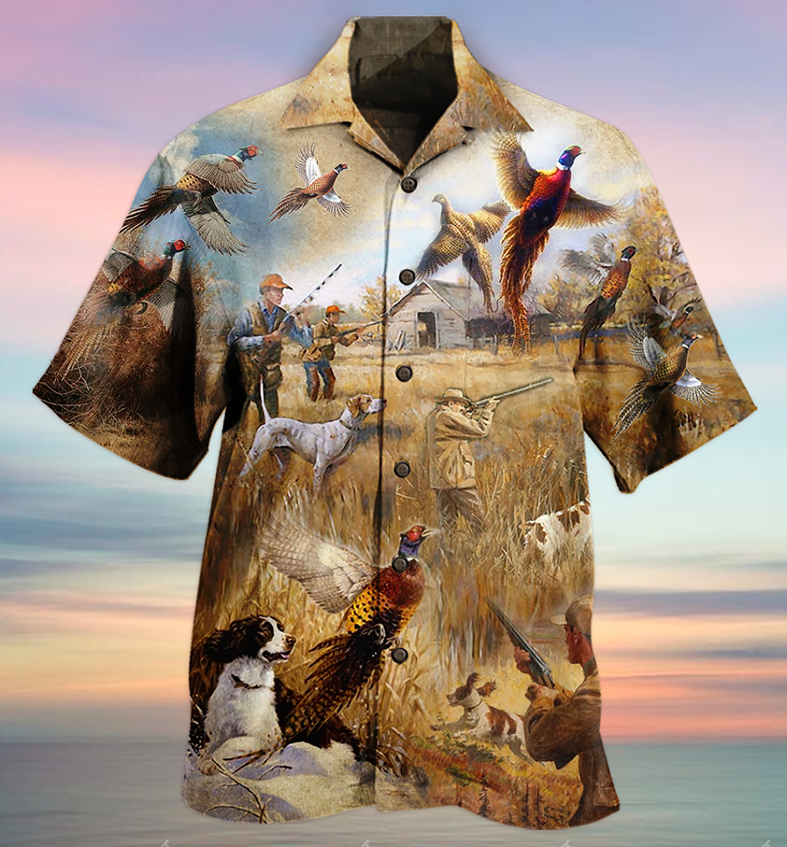 Hunting Pheasant Hunting I'm So Excited - Hawaiian Shirt - Reefox