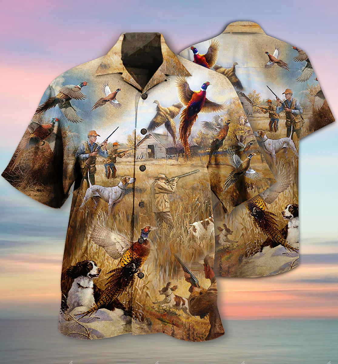 Hunting Pheasant Hunting I'm So Excited - Hawaiian Shirt - Reefox
