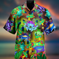 Frog And Mushrooms Love Life Funny - Hawaiian Shirt - Reefox