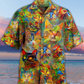 Cat Beautiful Colorful Painting - Hawaiian Shirt - Reefox
