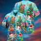 Octopus Merry Xmas Happy - Hawaiian Shirt - Reefox