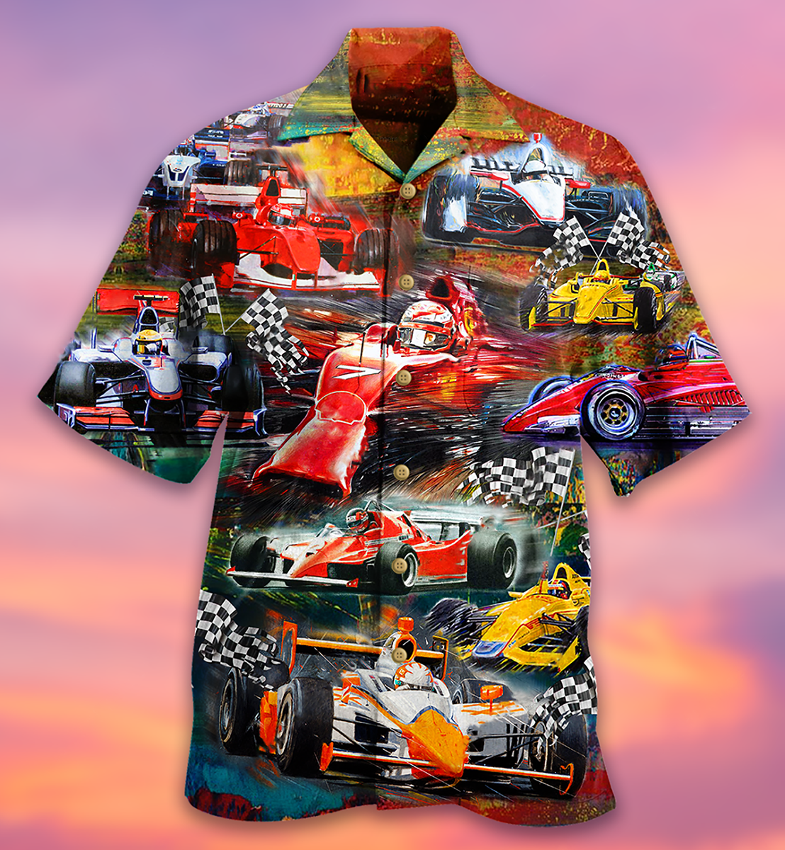 Car Racing Life Is Better At The Race - Hawaiian Shirt - Reefox