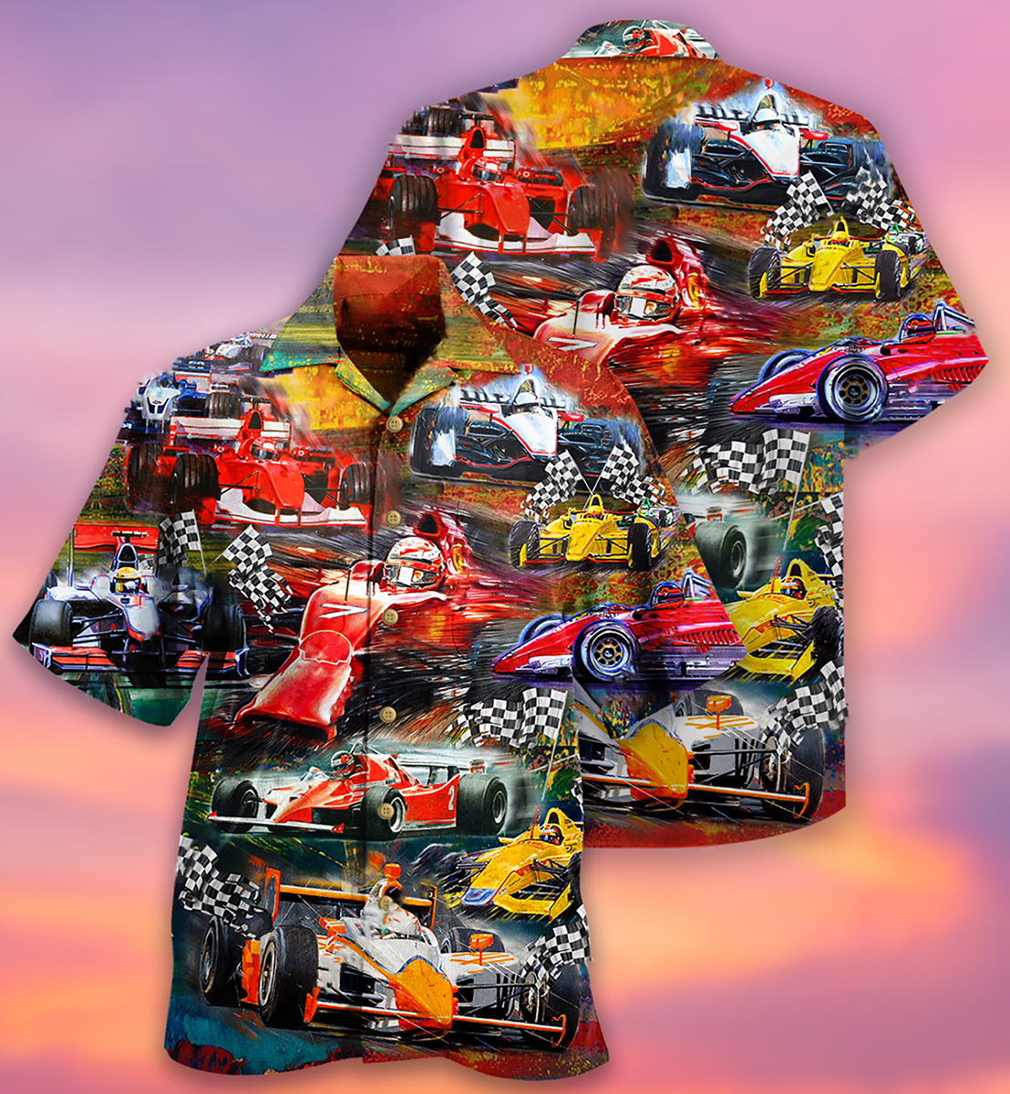 Car Racing Life Is Better At The Race - Hawaiian Shirt - Reefox