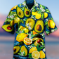 Fruit Avocado Lemon Summer Time - Hawaiian Shirt - Reefox