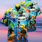 Bigfoot Loves Cool Surfing - Hawaiian Shirt - Reefox