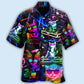 Cat DJ Cool Life - Hawaiian Shirt - Reefox