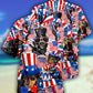 Dachshund Celebrates National Day - Hawaiian Shirt - Reefox