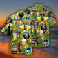 Beer Dachshund Drinking Beer - Hawaiian Shirt - Reefox