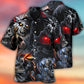 Skull Dark Skull Style - Hawaiian Shirt - Reefox