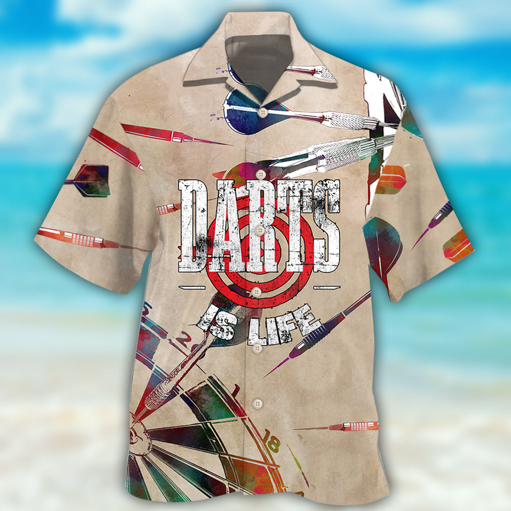 Darts Is Life Vintage - Hawaiian Shirt - Reefox