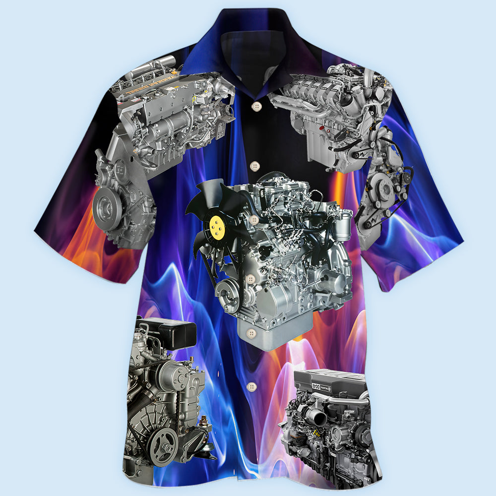 Engine Diesel Engine Amazing - Hawaiian Shirt - Reefox